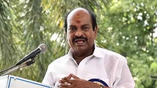 PTI : DMK MP S Jagathrakshakan |